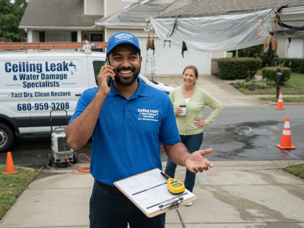 Ceiling Leak Cleanup Fairland, OK FAQs